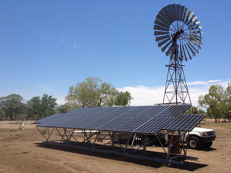 We-got-it-Old-Timer Solar panels with windmill
