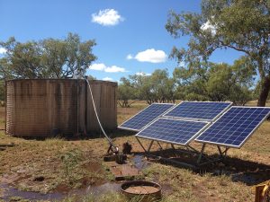 Panels and water tank